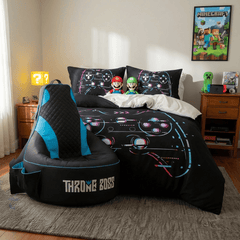 Bean Bag + Quilt Set (Glitch) - Throne Boss Australia