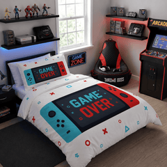 Gaming Quilt Cover Set - Switch Controller - Throne Boss Australia