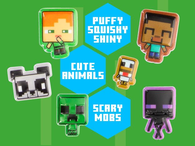 Minecraft Puffy Gadget Decals (Paladone) - Throne Boss Australia