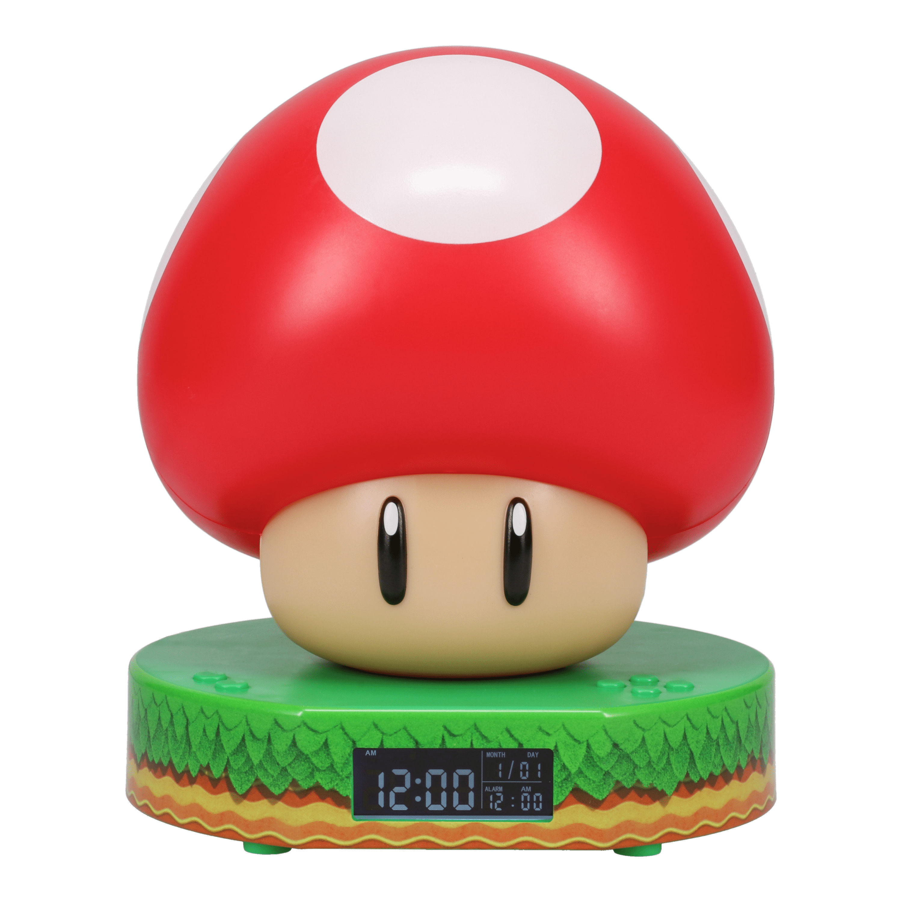 Super Mario Mushroom Digital Alarm Clock (Paladone) - Throne Boss Australia